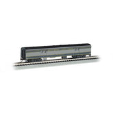 Bachmann 14453 - N Scale - 72' Smooth-Side Baggage Car - Ready to Run -- Baltimore & Ohio (blue, gray, black)